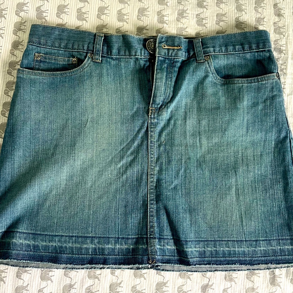 Denim Mini Skirt